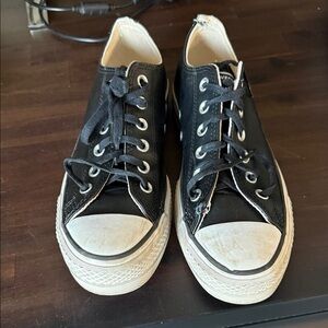 Converse Black and White Women's Shoes